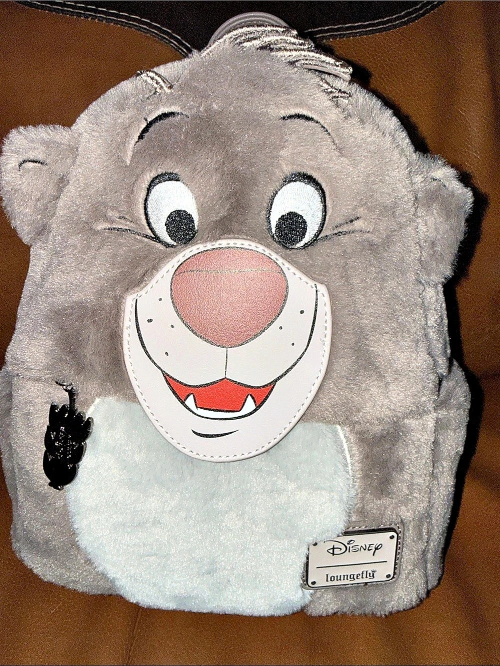 Loungefly The Bare Necessities Baloo Backpack Gray